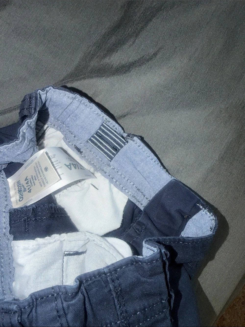 Carter's Navy and Cream Pull-On Shorts Duo